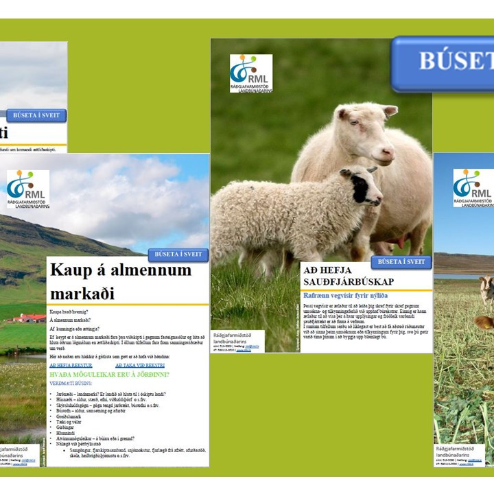 Búseta í sveit - rafrænir vegvísar