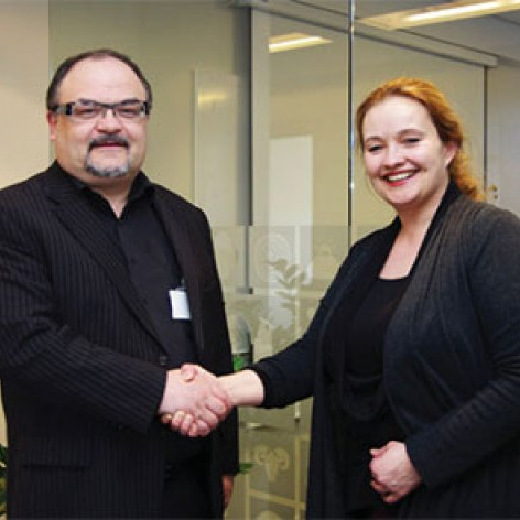 Jón Baldur Lorange og Jóhanna Lind Elíasd.