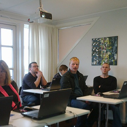 Frá einu námskeiðanna