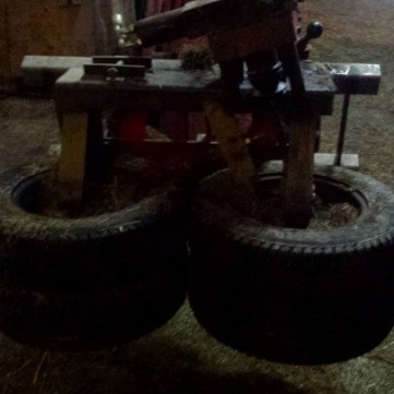 Heimasmíðaður gróffóðursópur