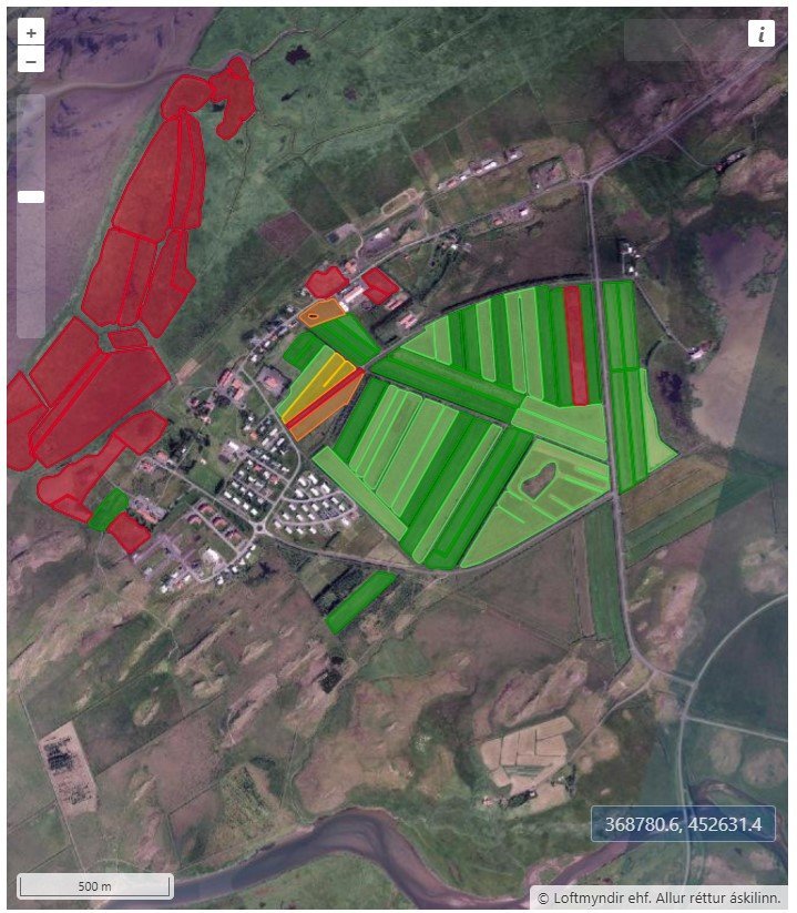 Mælaborð í Jörð.is