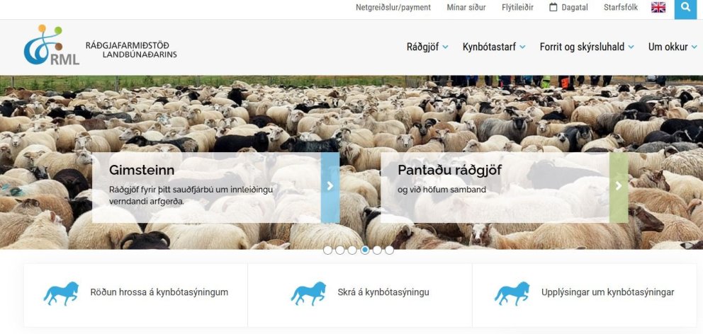 Hver er þín skoðun á vef RML?