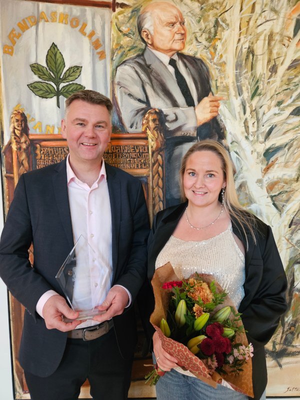 Baldur Helgi Benjamínsson og Elín Nolsöe Grethardsdóttir (Mynd: Guðrún Björg Egilsdóttir).
