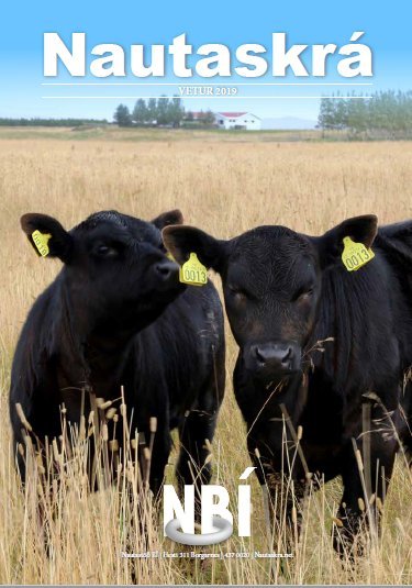 Ný nautaskrá að koma út