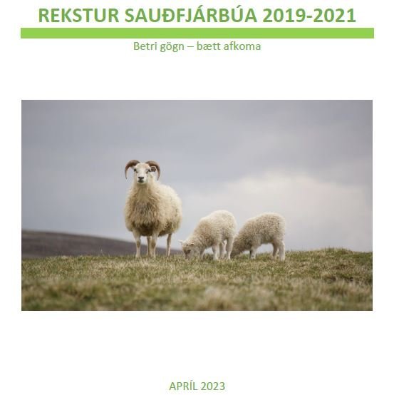 Rekstur sauðfjárbúa 2019-2021