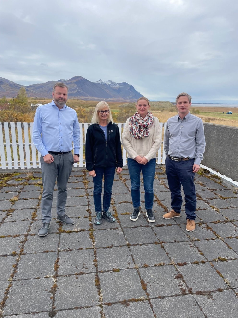 Stjórn NorFor sem fundaði á Hvanneyri. Á myndinni eru f. vinstri Karvel L. Karvelsson framkvæmdastjó…