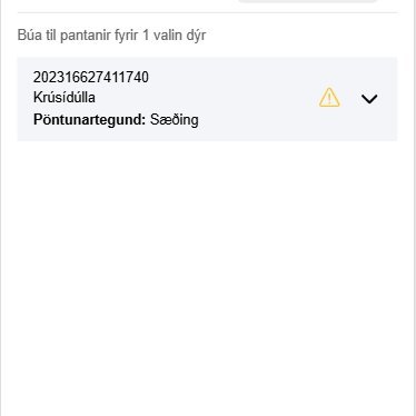 Nýjasta útgáfa af FANG-appinu