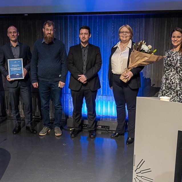 Fulltrúar Loftslagsvæns landbúnaðar ásamt Degi B. Eggertssyni borgarstjóra og Líf Magneudóttur, form…