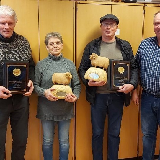 Á myndinni eru frá vinstri: Guðbrandur Sverrisson, Lilja Jóhannsdóttir, Gunnar Þorgeirsson og Anton …